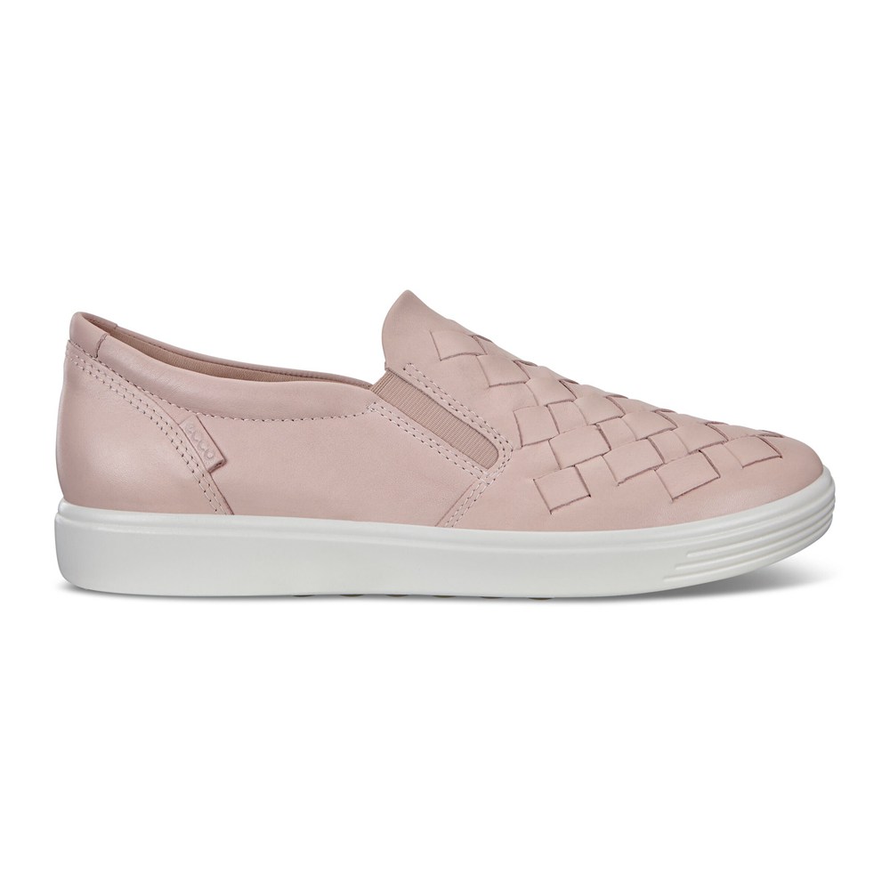 ECCO Womens Sneakers Pink - Soft 7 - JBD-247091